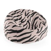 Dětský sedací vak Cocoon Růžový vzor zebry: 75 x 45 x 35 cm