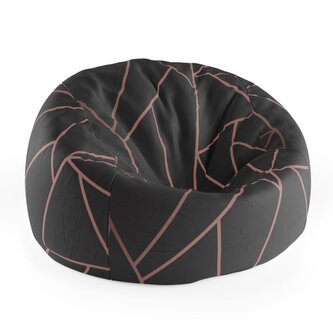 Dětský sedací vak Cocoon Růžové obrazce: 75 x 45 x 35 cm