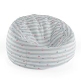 Dětský sedací vak Cocoon Tečky a pruhy: 75 x 45 x 35 cm