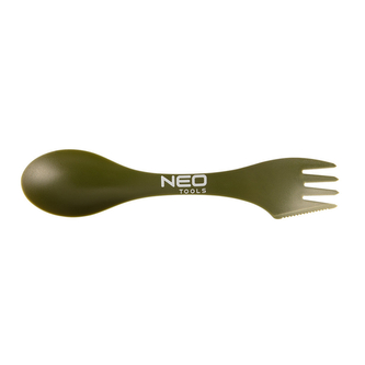 Univerzální cestovní příbor NeoTools 3v1 - olivový