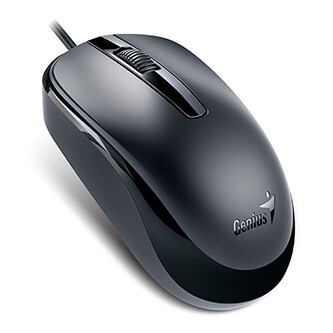 Myš drátová, Genius DX-120, černá, optická, 1200DPI, USB-C