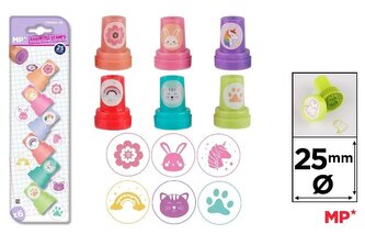 Stempelki dla dzieci 6szt