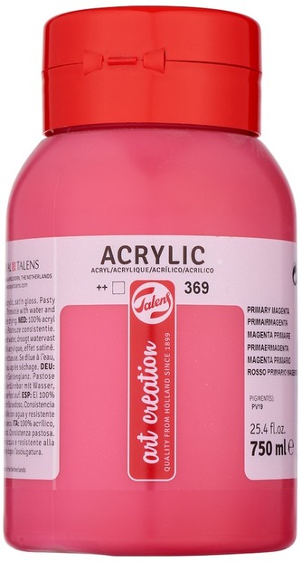 Farba akrylowa 750ml Primary Magenta 369 Art Creation, Talens