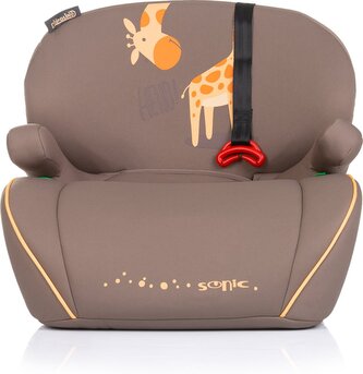 CHIPOLINO Podsedák Sonic i-Size 125-150cm Isofix, Giraffe