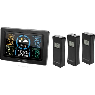 GoGEN Meteostanice ME 3397 B, 3 čidla, černá