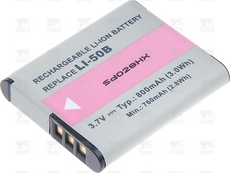 T6 power baterie Li-50B, D-Li92, DB-100, VW-VBX090