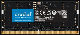 Crucial SO-DIMM DDR5 16GB 4800MHz CL40 1x16GB Crucial SO-DIMM DDR5 16GB 4800MHz CL40 1x16GB