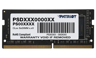 Patriot Signature 32GB DDR4 3200MHz SO-DIMM CL22 1,2V