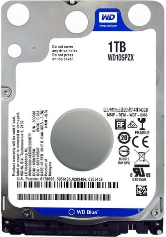 WD Blue Mobile 1TB HDD 5400rpm SATA serial ATA 6Gb/s 128MB cache 2.5inch 7mm Heigth RoHS compliant intern Bulk WD Blue Mobile 1TB HDD 5400rpm SATA serial ATA 6Gb/s 128MB cache 2.5inch 7mm Heigth RoHS compliant intern Bulk
