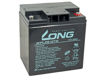 LONG baterie 12V 28Ah M5 LongLife 12 let (WPL28-12TN) LONG baterie 12V 28Ah M5 LongLife 12 let (WPL28-12TN)