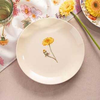 Dezertní talíř | MEADOW FLOWERS | s pampeliškami | 19 cm | 737572