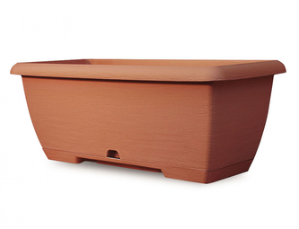 Truhlík TERRAE MIDI s podmiskou plastový 65cm