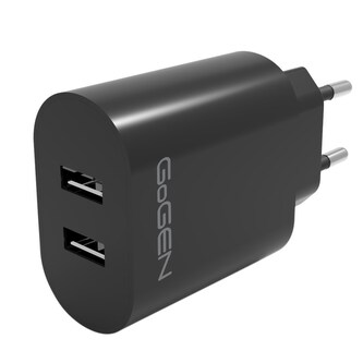 GoGEN ACH 206, 2x USB-A (24W) Nabíječka do sítě černá