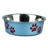 Karlie-Flamingo Miska nerezová s plastovým opláštěním metalická modrá 14cm 450ml