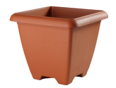 Květník TERRAE QUADRO MAXI plastový 43x43x39cm