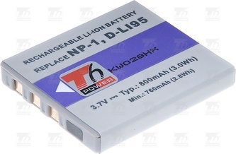 T6 power baterie NP-1, SLB-0837, D-Li95 T6 power baterie NP-1, SLB-0837, D-Li95