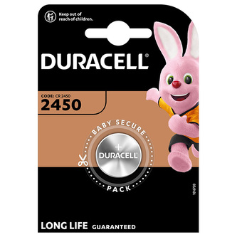 Baterie Duracell CR2450, DL2450, BR2450, KL2450, LM2450, 3V, blistr 1 ks