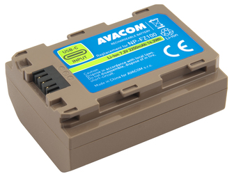 AVACOM baterie - Sony NP-FZ100 vstup USB-C Li-Ion 7.2V 2250mAh 16.2Wh AVACOM baterie - Sony NP-FZ100 vstup USB-C Li-Ion 7.2V 2250mAh 16.2Wh