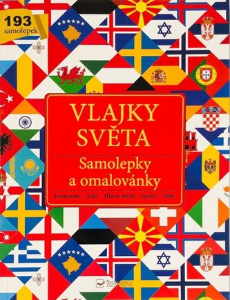 Vlajky světa - Samolepky a omalovánky