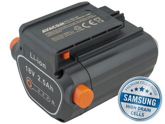 AVACOM baterie - GARDENA 9839-20, Li-Ion 18V 2500mAh, články SAMSUNG AVACOM baterie - GARDENA 9839-20, Li-Ion 18V 2500mAh, články SAMSUNG