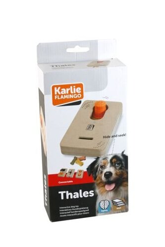 Karlie-Flamingo Interaktivní dřevěná hračka THALES 22x12cm