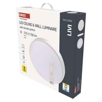 EMOS LED svítidlo LIVI 50 cm, 45 W, teplá-studená bílá, stmívatelné s ovladačem