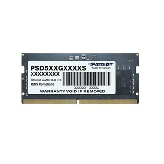 Patriot Signature Line SO-DIMM DDR5 8GB 5600MHz CL46 1x8GB Patriot Signature Line SO-DIMM DDR5 8GB 5600MHz CL46 1x8GB