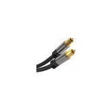 PremiumCord Kabel Toslink M/M, OD:6mm, Gold design  2m