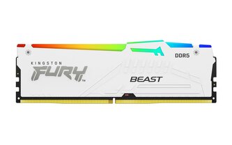 Kingston FURY Beast EXPO DDR5 16GB 6800MHz CL34 1x16GB RGB White Kingston FURY Beast EXPO DDR5 16GB 6800MHz CL34 1x16GB RGB White