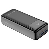 GoGEN Powerbank 30000mAh, USB-C PD 65W, QC 22,5W, LCD - černá