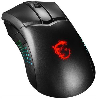 MSI herní myš CLUTCH GM51 Lightweight Wireless bezdrátová dobíjecí 26.000 dpi RGB podsvícení 6 tlačítek USB