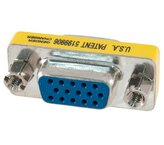 PremiumCord Redukce 15F-15F třířadý - krátká