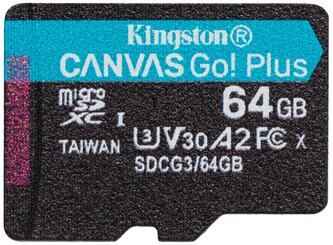 Kingston Canvas GO! Plus microSD 64 GB bez adaptéru