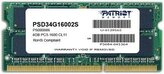 Patriot Signature Line 4GB DDR3 1600 CL11 SODIMM DR
