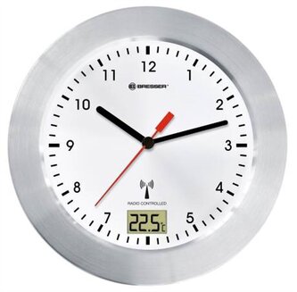 Bresser MyTime Bath Waterproof Wall Clock, white