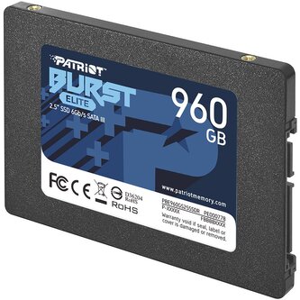 Patriot BURST ELITE 960GB SSD Interní 2,5" SATA 6Gb s Patriot BURST ELITE 960GB SSD Interní 2,5" SATA 6Gb s