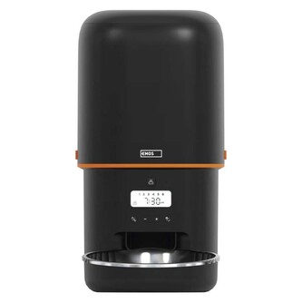EMOS Dávkovač krmiva Pet Care, 4 l, černý