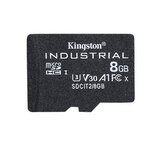 Kingston MicroSDHC karta 8GB Industrial C10 A1 pSLC Card Single Pack
