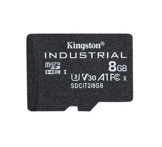 Kingston MicroSDHC karta 8GB Industrial C10 A1 pSLC Card Single Pack