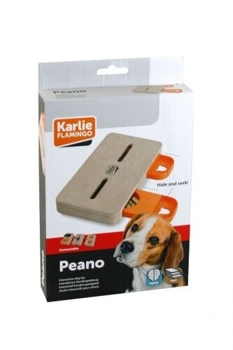 Karlie-Flamingo Interaktivní dřevěná hračka PEANO 22x12cm
