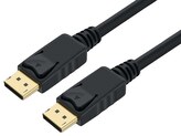 PremiumCord DisplayPort 1.3/1.4 přípojný kabel M/M, zlacené konektory, 0,5m