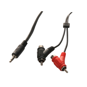 PremiumCord Kabel Jack 3.5mm-2xCINCH+2xCINCH M/M 2m