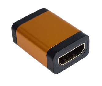 PremiumCord Adaptér spojka HDMI A - HDMI A, Female/Female, oranžová