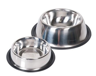 Karlie-Flamingo Nerezová miska s gumovým okrajem 18cm 900ml Karlie-Flamingo Nerezová miska s gumovým okrajem 18cm 900ml