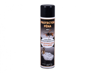 Insekticid PROTECTOR pěna proti vosám a sršňům 600ml