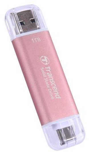 Transcend ESD310P 1TB, External SSD, USB 10Gbps, Type C A Transcend ESD310P 1TB, External SSD, USB 10Gbps, Type C A