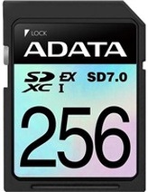 ADATA SDXC karta 256GB Express, Ie Gen3, UHS-I, C10, V30, (R:800 W:700 MB s)