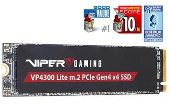 Patriot VIPER VP4300 Lite 2TB SSD Interní M.2 PCIe Gen4 x4 NVMe 2280 DRAMLESS
