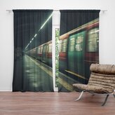 Závěs Metro v tmavé stanici: 2ks 140x250cm
