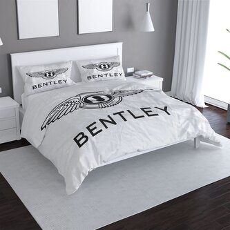 Povlečení Bentley na bílé: 140x200 / 90x70 Povlečení Bentley na bílé: 140x200 / 90x70